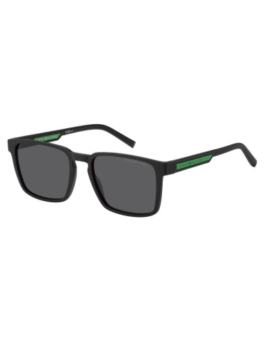 okulary męskie czarne Tommy Hilfiger - bok