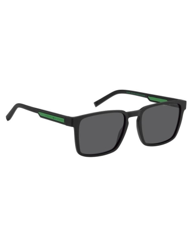 okulary męskie czarne Tommy Hilfiger - bok