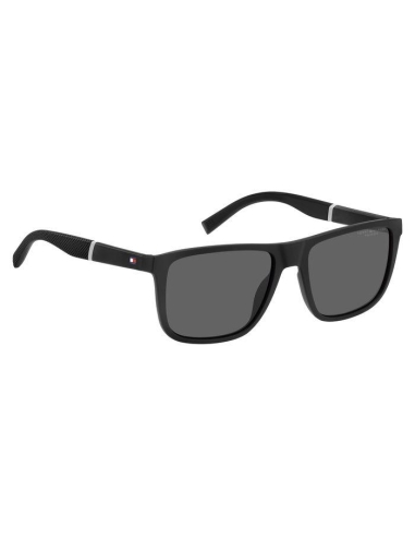 okulary męskie czarne Tommy Hilfiger - bok