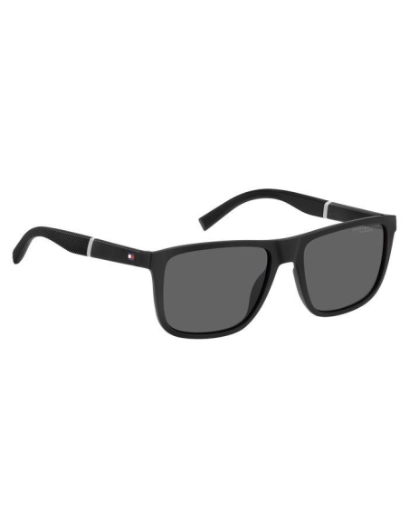 okulary męskie czarne Tommy Hilfiger - bok
