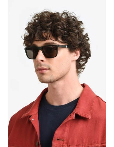 okulary męskie czarne Tommy Hilfiger - na modelu
