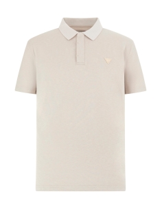 T-shirt męski różowy Guess przód