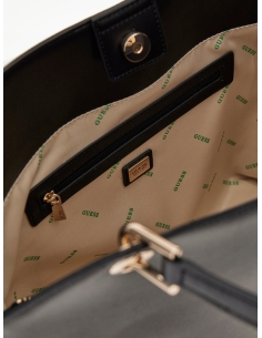 torba damska czarna Guess przód 2