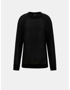 sweter męski czarny Guess - detale przód 2