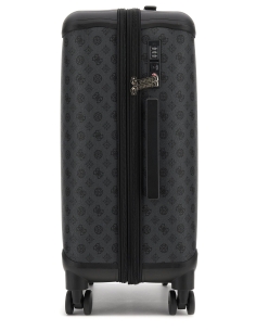 walizka czarna Guess - bok