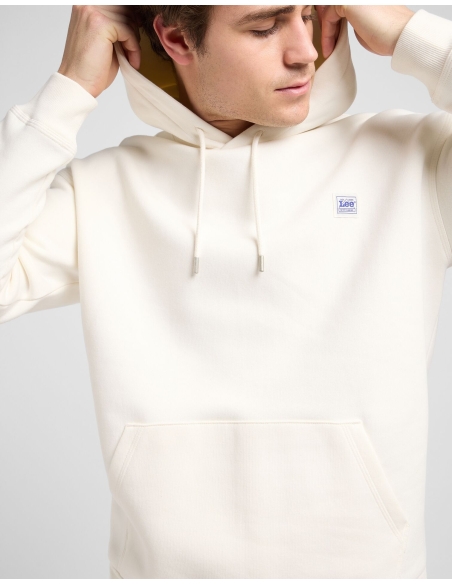 BLUZA 112372314 WW HOODIE ECRU Lee