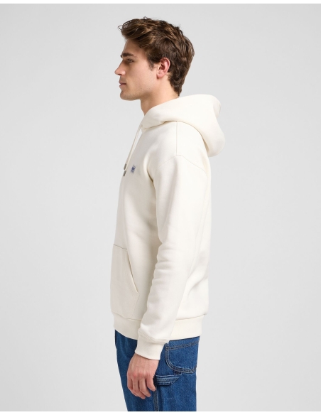 BLUZA 112372314 WW HOODIE ECRU Lee