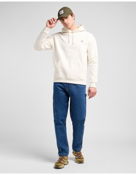 BLUZA 112372314 WW HOODIE ECRU Lee