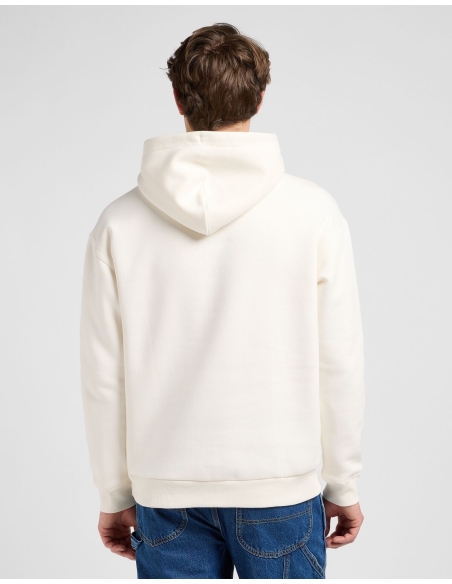 BLUZA 112372314 WW HOODIE ECRU Lee