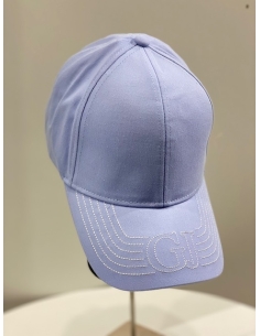 czapka unisex niebieska Guess ONE przód