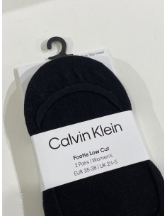 skarpety damskie czarne Calvin Klein przód 2