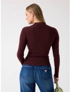 Sweter damski brązowy Guess - przód 2