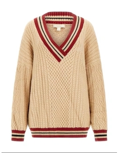 Sweter damski beżowy Guess - przód