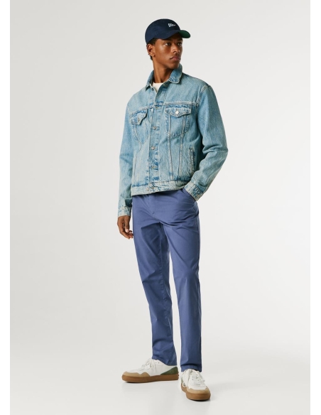 Męskie spodnie chino Pepe Jeans - granatowe