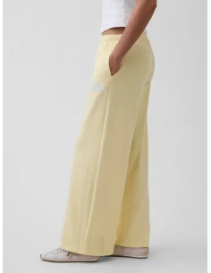 Damskie spodnie GAP - żółte, wide legs